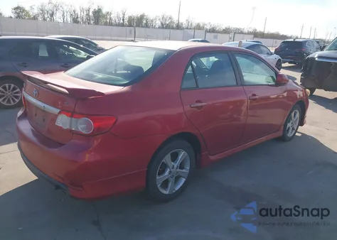 2012 Toyota Corolla S z USA, uszkodzony, nr VIN 2T1BU4EEXCC780687